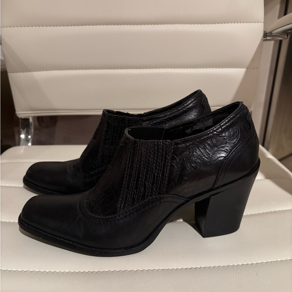 ANTONIO MELANI Black Ankle Boots - Picture 1 of 10